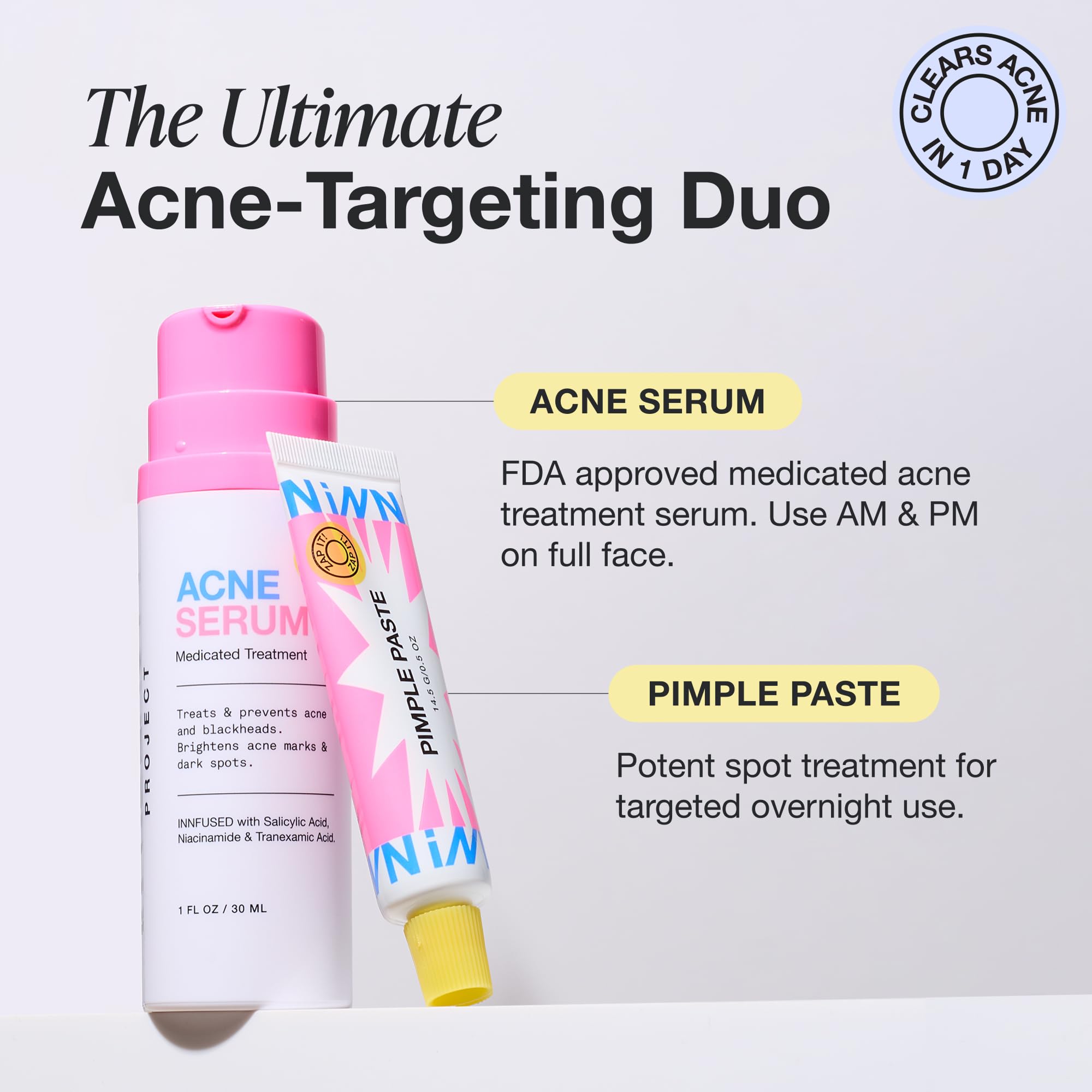 美容液 r.deal acne treatment serum 30ml Amazon.com: INNBEAUTY Project Acne Serum Medicated Treatment for